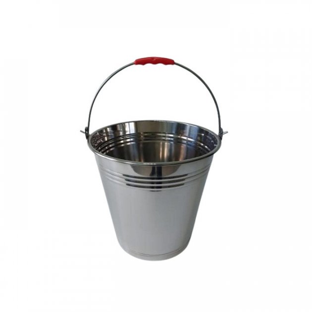 Відро з нержавіючої сталі господарське без кришки 18 л